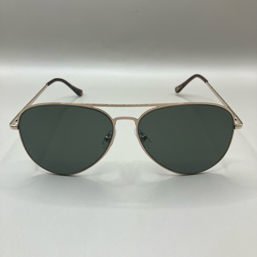 Emanuel Ungaro Sunglasses Frames Gold Tortoise Aviator Style with Soft Case GUC